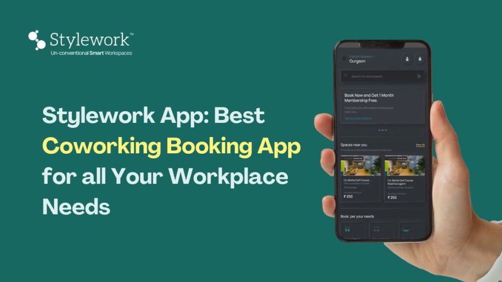 Stylework App for coworking bookings in pan India
