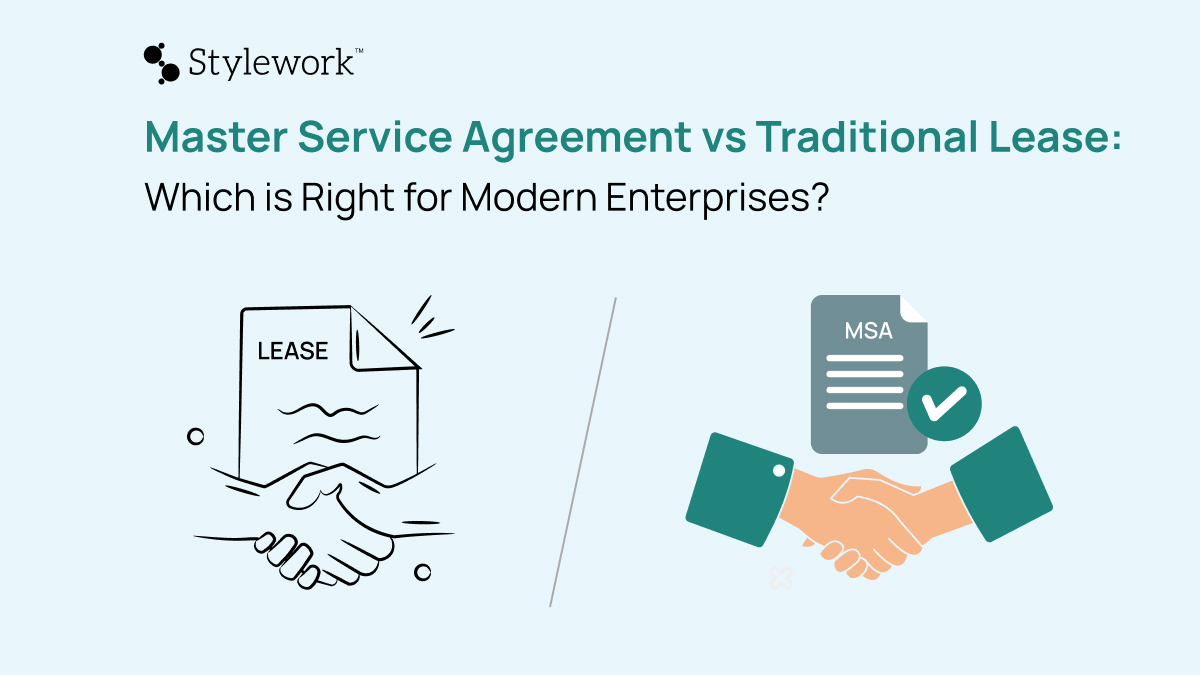 Master Service Agreement vs Traditional Lease